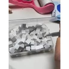 Nova ferramenta de maquiagem bêbado!Ferramentas de Manicure tapinhas cola pequeno Puff Blush corretivo Grab Clip Tofu bl