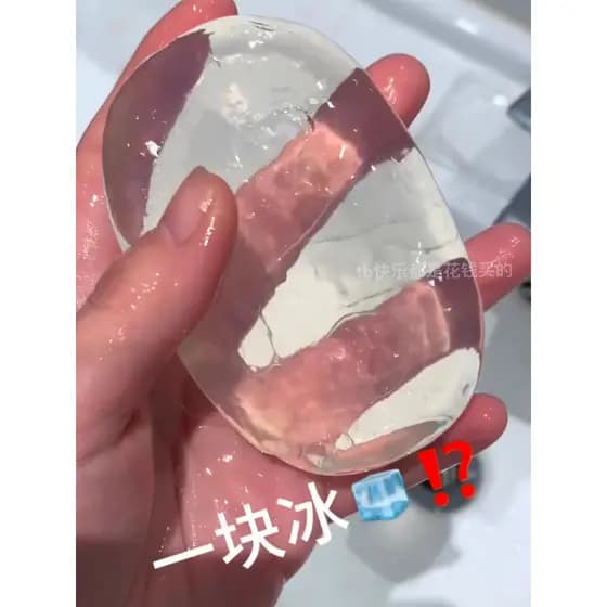 Um pedaço de água ~ Sabonete da vida da irmã!Sabonete Transparente Sabonete Rosa Banho Óleo Essencial Sabonete Fragrânci