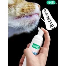Pele de animal de estimação pequena Kean gato preto queixo sem enxágue espuma pet limpeza a seco limpeza cão desinfecção