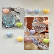 Dopamina bonito colorido amor geladeira adesivos magnéticos buraco placa adesivos decorativos criativo em forma de coraç