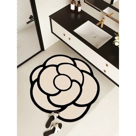 High-End Xiaoxiangfeng tapete de banheiro antiderrapante tapete de banheira absorvente pé tapete de porta de banheiro
