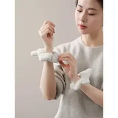 FaSoLa pulseira para lavagem facial, à prova d'água, respingos, punhos de lavagem, à prova de umidade, absorvente de águ