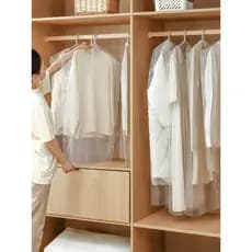 FaSoLa saco de pó para roupas, armazenamento doméstico, pendurado, capa de roupas, limpeza a seco, dedicado, descartável
