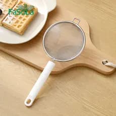 FaSoLa filtro de leite de soja malha suplemento alimentar do bebê filtro malha peneira Sprinkler peneira de farinha cozi