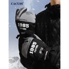 CACUSS Novo Estilo Luvas de Esqui Homens Inverno À Prova D 'Água À Prova de Frio Quente Ciclismo Engrossado Ao Ar Livre