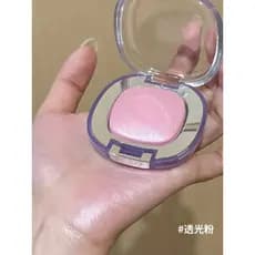 Iluminador rosto iluminador Glitter pó iluminador em pó claro delicado sedoso Natural iluminador Blush dupla utilização