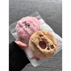 Puff recomendado para maquiador!Bonito macio bonito pelúcia Puff pressionado pó solto maquiagem fixação reunindo Super m