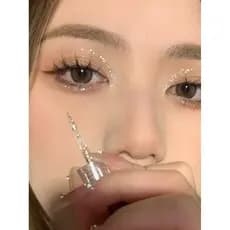 Uma gota de lágrimas!Flortte flortte flortte sombra líquida brilho fino Super brilhante glitter lantejoulas peroladas