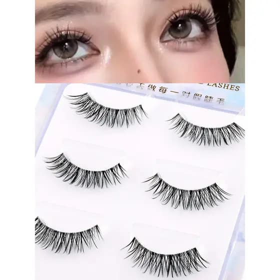 Emma Air Wet Pointed Cílios Luz Inteira Estilo Europeu Americano Flor Rolo Cílios Postiços Europeu Americano Estilo Asiá