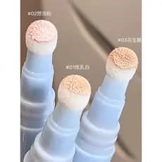 Vara creme corretivo iluminando caneta líquida rosto médio rosto iluminador olheiras corretivo esponja cabeça de longa d
