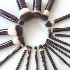 HG pincel de maquiagem Facial, pó solto, corretivo, base retrátil, Blush, cabo de Metal, ferramenta de beleza de alta qu