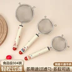 Coador de aço inoxidável 304, suplemento alimentar para bebê, filtro de leite de soja, peneira de malha, malha fina domé