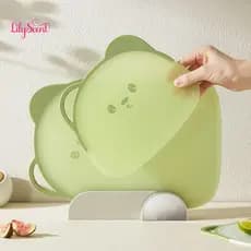 Anti-slip Cutting Board Non-slip Kitchen Double-sided with Hanging Hole Food-grade Plastic Chopping Mat Anti-microbial f