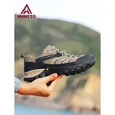 Hutu novo estilo sapatos de caminhada masculino profissional fora de estrada antiderrapante caminhadas ao ar livre sapat