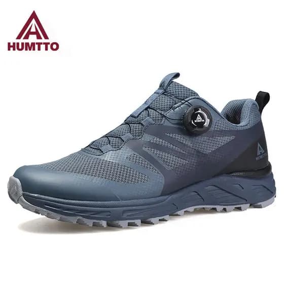 Hutu sapatos masculinos novo estilo sapatos de caminhada primavera outono fivela rotativa fora de estrada esportes camin