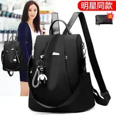 Um ombro duplo-ombro dupla utilização saco feminino primavera verão 2026 novo estilo Oxford pano leve mochila de viagem