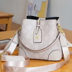 Nicho luz marca de luxo pequeno saco feminino 2026 novo estilo High-End atmosférico portátil balde saco All-Match Cross-