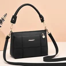 Bolsa feminina de meia-idade bolsa mãe de couro macio simples bolsa de ombro feminina Mini All-Match bolsa mensageiro pa
