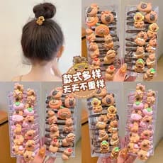 Kapibara faixa de borracha crianças dos desenhos animados gravata corda de cabelo meninas não machucam o cabelo alto rab