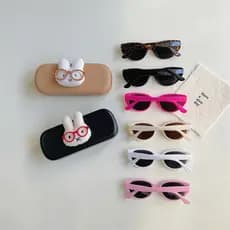 Óculos de sol infantis conjunto de 2 peças bebê moda olho de gato óculos de sol meninos meninas óculos de sol Anti-ultra