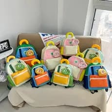 Grande médio pequeno tamanho bonito crianças mochila meninas passeio viagem jardim de infância mochila meninos na moda e