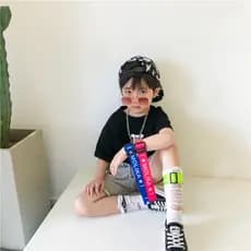 Bonito cor fluorescente acessórios de dança de rua meninos pulseira Webbing crianças passarela acessórios de mão desempe