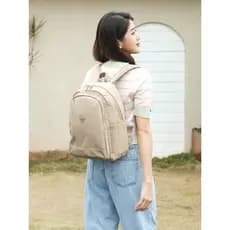 Mochila estudante universitário mochila 2026 primavera verão novo estilo estudante Commuter náilon Oxford pano mochila 4