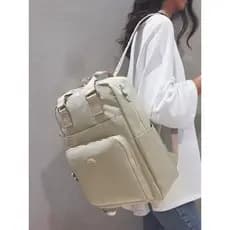 Mochila de viagem feminina bolsa de computador de grande capacidade bolsa escolar de estudante leve de curta distância b