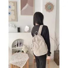 Novo leve à prova dwaterproof água náilon senhoras mochila estudante viagem saco de escola moda Casual Commuter Oxford p