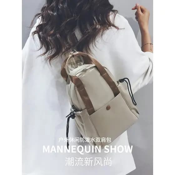 Leve pequena mochila peito mochila dupla utilização feminino 2026 novo estilo de viagem All-match saco de peito estudant