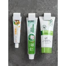 Criativo cabide de pasta de dente forte Viscose limpador Facial gancho parede limpador fivela clipe mangueira garrafa Ra