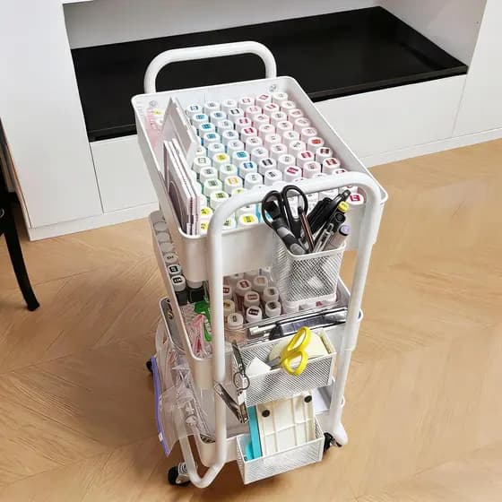Rack de armazenamento especial para garrafas de feijão de combate Multi-camada removível carrinho de aço carbono domésti