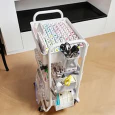 Rack de armazenamento especial para garrafas de feijão de combate Multi-camada removível carrinho de aço carbono domésti