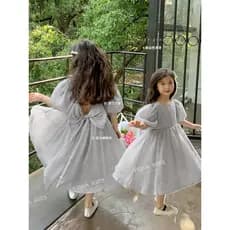 Yojia roupas infantis meninas vestido de verão crianças vestido de princesa verão moda verão menina 2026 novo estilo ves