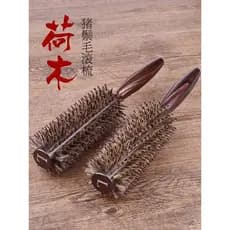 Pente de ondulação pente senhoras dedicado cabelo soprando curling pente barbearia rolando pente de cerdas pente domésti