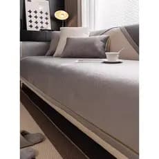 Almofada de sofá de veludo holandês quatro estações luz Universal luxo moderno almofada de couro de alta qualidade capa