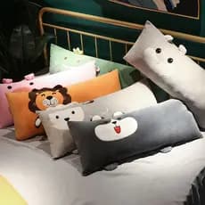 Travesseiro de desenho animado para crianças, coluna Cervical, proteção para meninas, travesseiro dedicado para dormir,