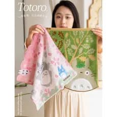 Meu vizinho Totoro série puro algodão toalha quadrada crianças casa feminino absorver água bonito macio fresco mão limpa