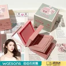 Uma caixa de 4 cores Bento dobrável Blush fosco expansão cor destaque estudante puro desejo estilo contorno Natural ilum