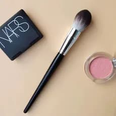 Sijia No. 90 Blush escova iluminador tamanho pequeno maquiagem fixação parcial pó solto escova Super macio cerdas macias