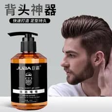 Gel creme masculino estilo forte hidratante gel água duradoura Extra duro Spray de cabelo cera óleo cabeça creme fragrân