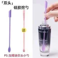 [Venda quente] Colher de escavação de cosméticos, espátula, loção, creme, cuidados com a pele, base líquida, Mini colher