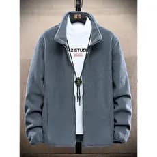 Primavera outono Cardigan moletom masculino versão coreana na moda solto velo topo adolescente jaqueta outono forro engr