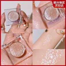 Xiaohongshu recomendado Niu Lang sombra mesmo estilo sombra estroboscópica lantejoulas paleta de sombras 2025 novo estil