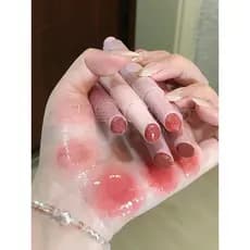 Enzima cor joocyee brilho labial sólido 2.0 série de cores Nude caneta batom 568 brilho de água marrom 503 pó névoa cane