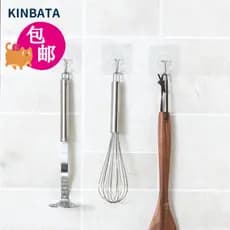 Frete grátis japão kinbata banheiro à prova d'água pesando gancho antiaderente atrás da porta da cozinha ventosa forte s