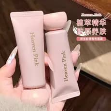 Céu rosa colágeno colorido creme facial beleza nativa creme facial mesmo tom de pele creme facial Base de maquiagem