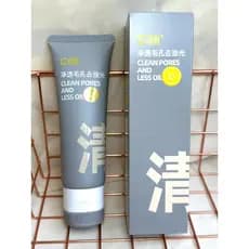 C café aminoácido lama branca pele clara tubo duplo limpador Facial limpeza profunda encolher poros embalagem Original