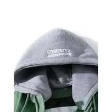 Chapéu de moletom destacável com fivela de chapéu de malha única destacável com capuz 55 cm 7 furos com corda com capuz