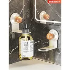 Ventosa chuveiro Gel prateleira perfuração-livre detergente cabide banheiro Shampoo desinfetante para as mãos cabide de